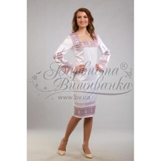 Заготовка жіночого плаття для вишивання нитками або бісером ПЛ-078 фото