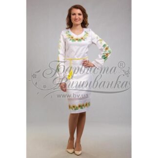 Заготовка жіночого плаття для вишивання нитками або бісером ПЛ-084 фото