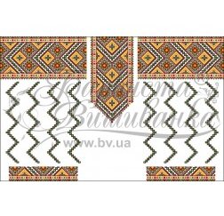 Заготовка для вишивання нитками або бісером жіночого плаття ПЛд-80