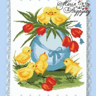 Заготовка для вишивання пасхального рушника РП-013