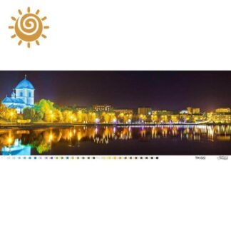 Схема картини Вечір над ставом для вишивки бісером на тканині ТМ022