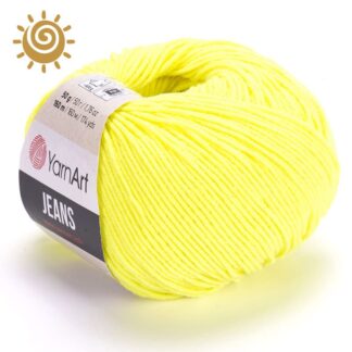 YarnArt Jeans 58, колір жовтий