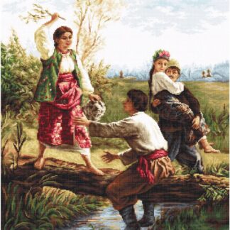 Набір для вишивання хрестиком Через кладку (B559)