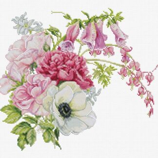 Набір для вишивання хрестиком B7018 Весняний букет (10314341)