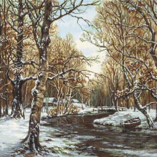 Набір для вишивання хрестиком B597 Перший сніг (B597)