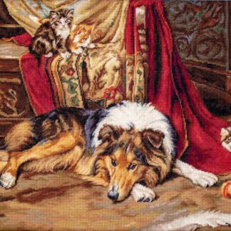 Набір для вишивання хрестиком G585 Неохочий приятель гобелен (9361213)