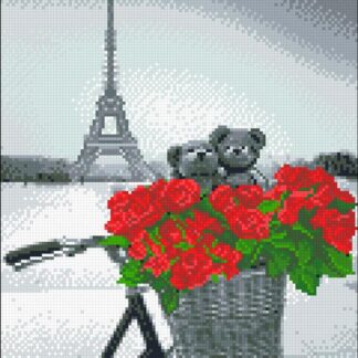 Набір алмазної мозаїки 30х40 Романтичний Париж АМС-114