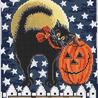 Набір для вишивання хрестиком Leti 8039 Не будь наляканим котом (L8039)