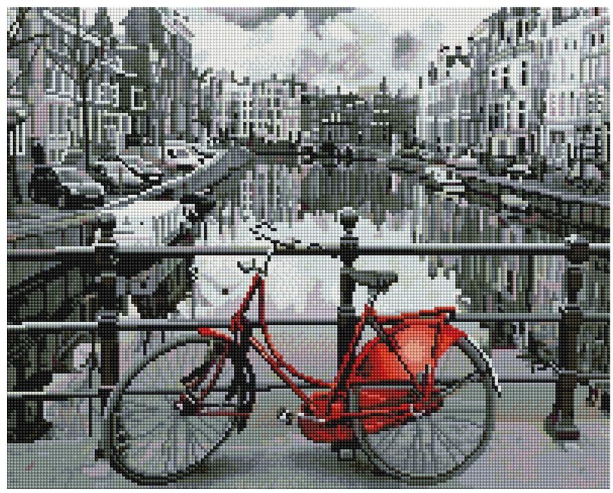 Набір алмазної мозаїки 40х50 Велопрогулянка SP065 - Зображення 2