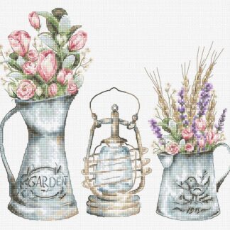 Набір для вишивання хрестиком Ліхтар (B7005)