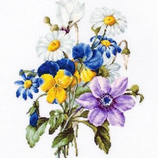 Набір для вишивання хрестиком Букет квітів (B2348)