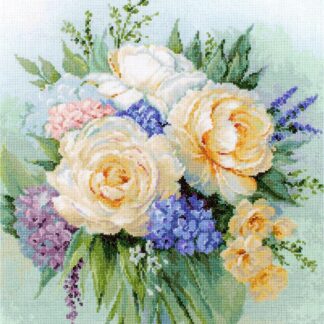 Набір для вишивання хрестиком B2370 Цветочный букет (B2370)