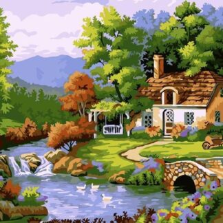 Набір алмазної мозаїки 40х50 Будинок моєї мрії SP004