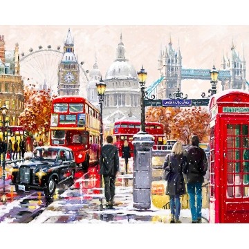 Набір алмазної мозаїки 40х50 Лондон SP032