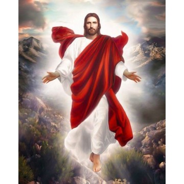 Набір алмазної мозаїки 40х50 Ікона Вознесіння Ісуса Христа SP060