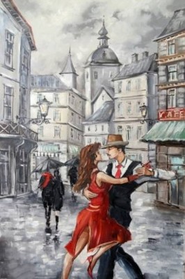 Алмазна мозаїка 30х40см Чуттєвий танець ST433