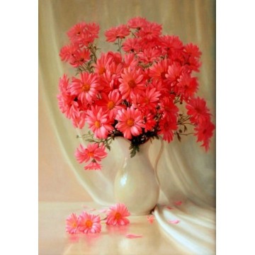 Набір алмазної мозаїки 30х40 Квіти у вазі ST424