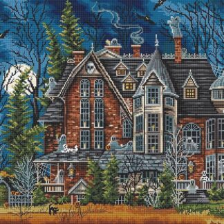 Набір для вишивання хрестиком Leti 8045 Прикраса будинку з привидами (11439656)