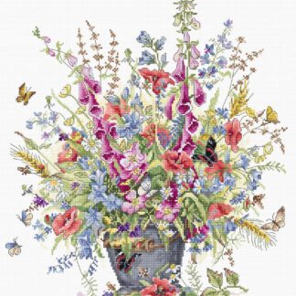 Набір для вишивання хрестиком Червневий букет (B7003)