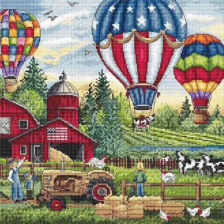 Набір для вишивання хрестиком Leti 8048 Вгору та геть (11383630)