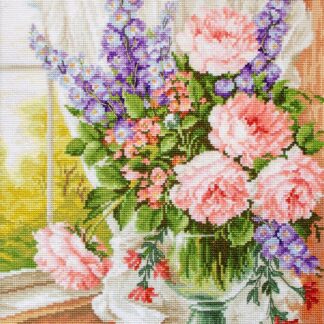 Набір для вишивання хрестиком BU4016 Цветы у окна (BU4016)