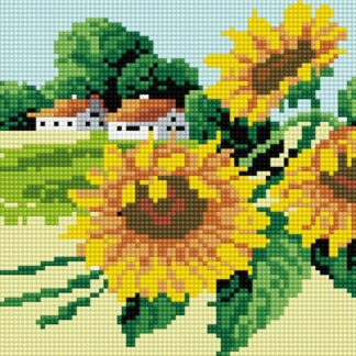 Набір для алмазної мозаїки Соняхи 20х30 DT712