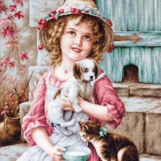 Набір для вишивання хрестиком B518 Найкращі друзі (B518)