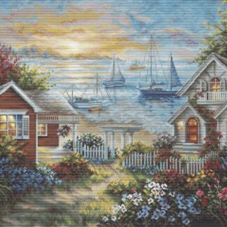 Набір для вишивання хрестиком Тиха набережна (G619)