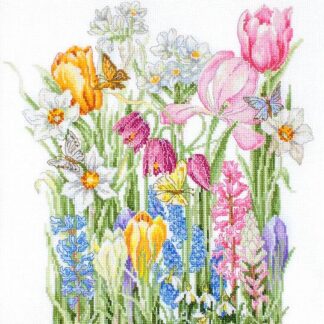 Набір для вишивання хрестиком Березневий букет (B2388)