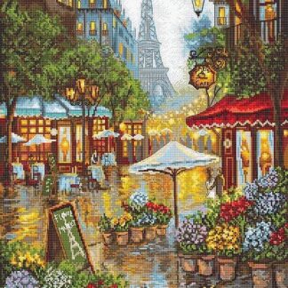 Набір для вишивання хрестиком Leti L8038 Весняні квіти Париж (L8038)