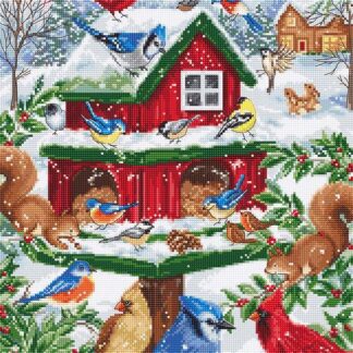 Набір для вишивання хрестиком B2417 Годівниця для птахів (10280606)