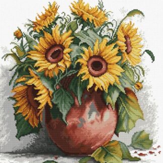 Набір для вишивання хрестиком Соняшники (B7021)