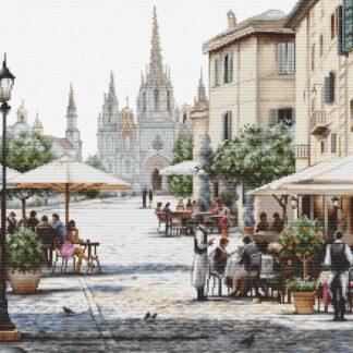 Набір для вишивання хрестиком Кафедральний собор Барселони (B2411)