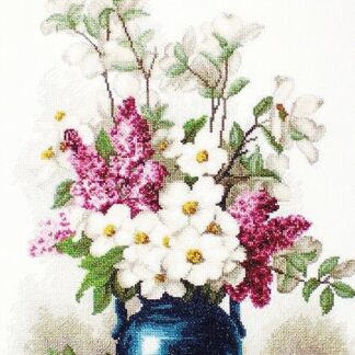 Набір для вишивання хрестиком B514 Бузок і жасмин (9249163)