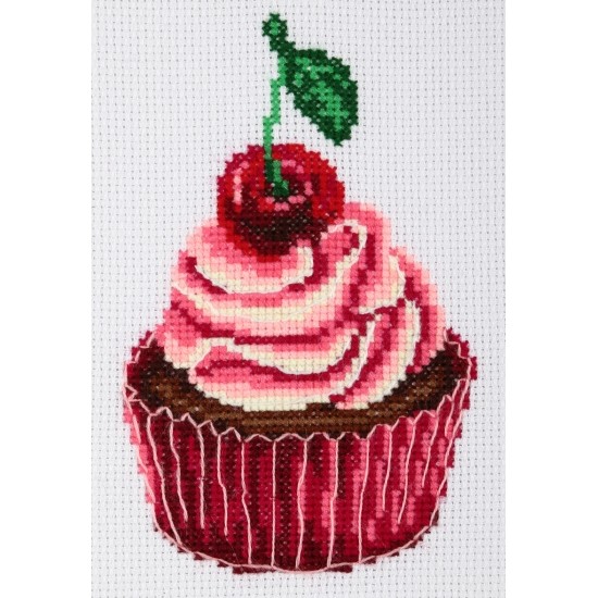 М-0212 "Тістечко" (набір для вишиванння муліне акрил) 11х15 см