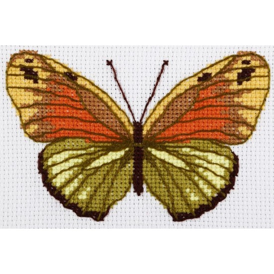 М-0216 "Метелик" (набір для вишивання муліне акрил) 11х15 см
