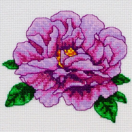 М-0226-S "Півонія" (набір для вишивання100% індійський шовк) 15х15 см