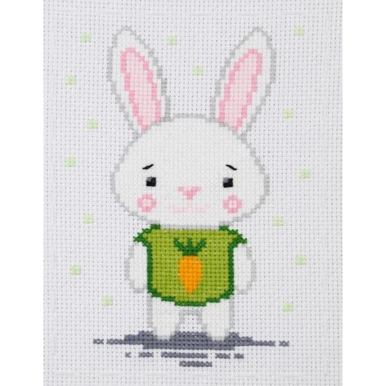 М-0229 "Заєць" (набір для вишивання муліне акрил) 11х15 см