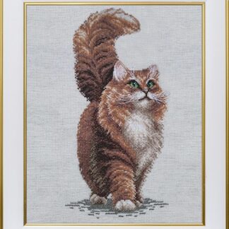 М-0259 "Кіт" (набір для вишивання муліне ДМС) 18x26 см