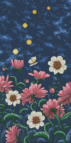 М-0269 "Романтичний вечір" (набір для вишивання муліне ДМС) 20х40 см