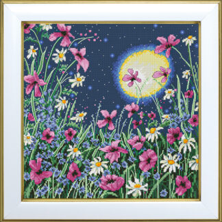 М-0272 "Місячна ніч" (набір для вишивання муліне ДМС) 25х25 см