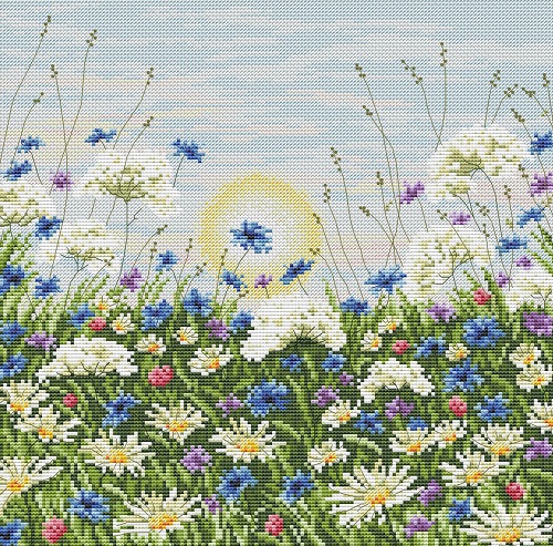 М-0274 "Світанок нового дня" (набір для вишивання муліне ДМС) 25х25 см