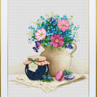 М-0292 "Аромат літа" (набір для вишивання муліне ДМС) 25х31 см