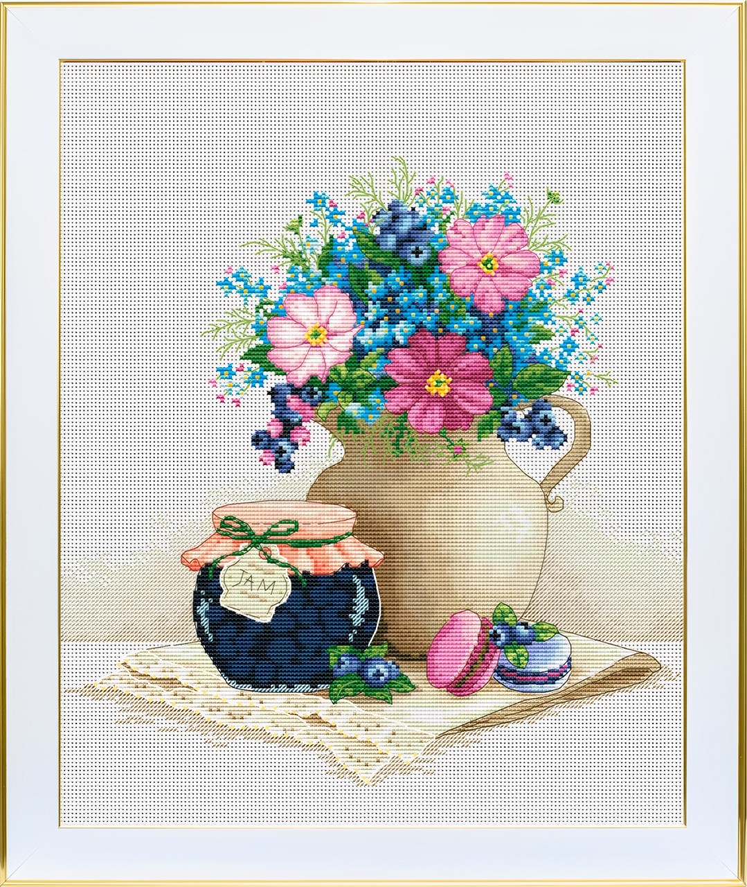 М-0292 "Аромат літа" (набір для вишивання муліне ДМС) 25х31 см