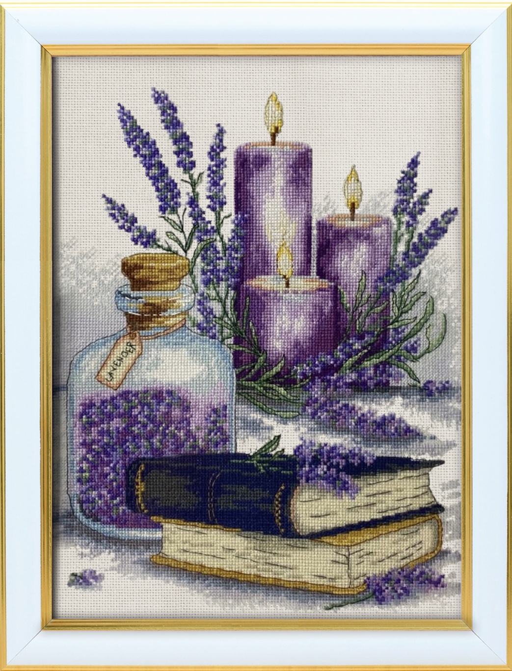 М-0296 "Аромат лаванди" (набір для вишивання муліне ДМС) 21х29 см