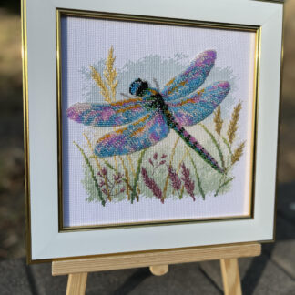 М-0319 "Мерехтливі крильця" (набір для вишивання муліне ДМС + бісер Preciosa) 20х20 см