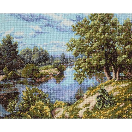 М-0572 "Літо" (набір для вишивання муліне ДМС) 30x40 см