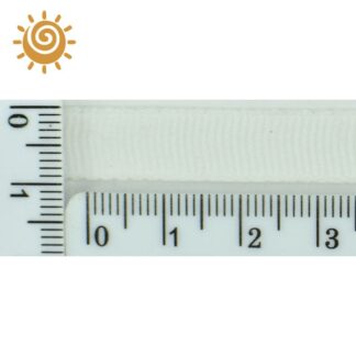 Репсова стрічка 10 мм, колір білий