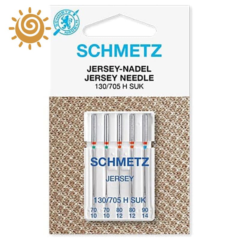 Голка до швейної машинки №(2x 70, 2x 80, 1x 90), Jersey SCHMETZ (Німеччина)